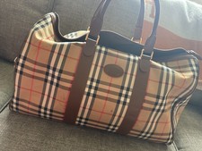 Burberry check weekender bag - weekender,
