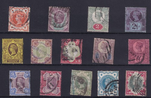 1887 jubilee set - gb, qv