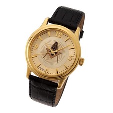Bulova Gold-Tone Masonic Watch
