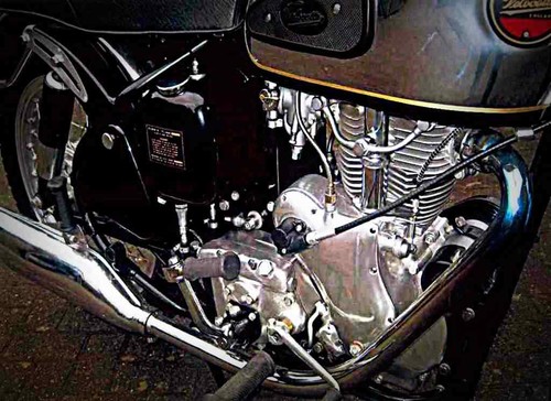 Metal sign velocette venom - sign,
