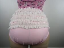 BABY PINK with WHITE frills