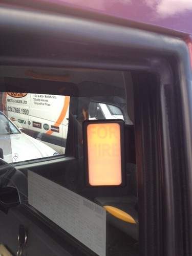 Taxi passenger side - passenger, new