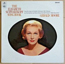 ELISABETH SCHWARZKOPF SONGBOOK:Schubert etc. 1966 LP Columbia SAX 5268. Ex/Vg+.