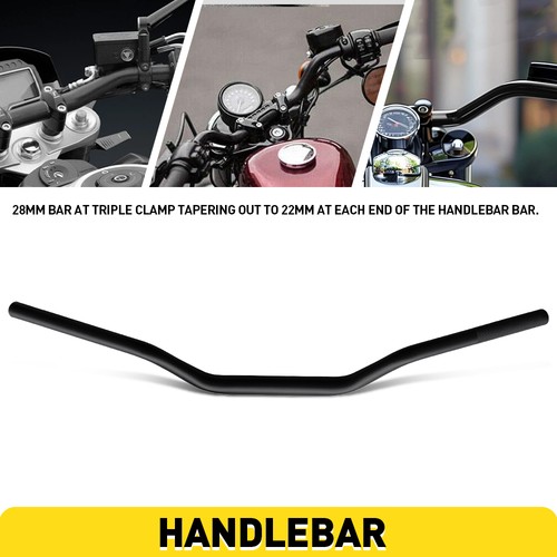 Universal black 28mm fat bar - 28mm,