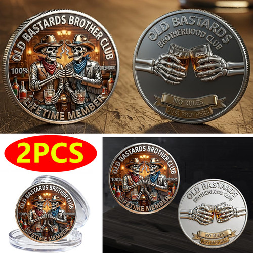 2pcs old bastards brotherhood - 2pcs,
