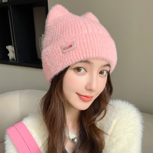 Women cute cat - ear, winter
