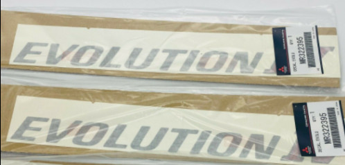 Mitsubishi decal evolution - mitsubishi,