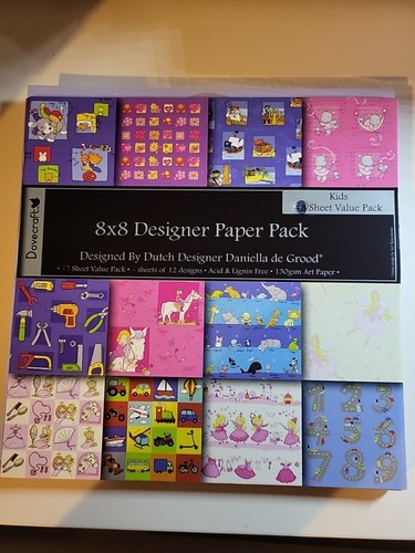 8x8 papers dovecraft kids - dovecraft,