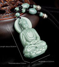 Burmese Jade Buddha Pendant