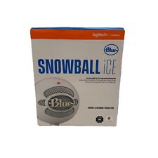 Logitech Blue Snowball iCE Plug & Play USB Microphone Streaming White 988-000181