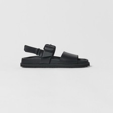 Zara Leather Sandals With