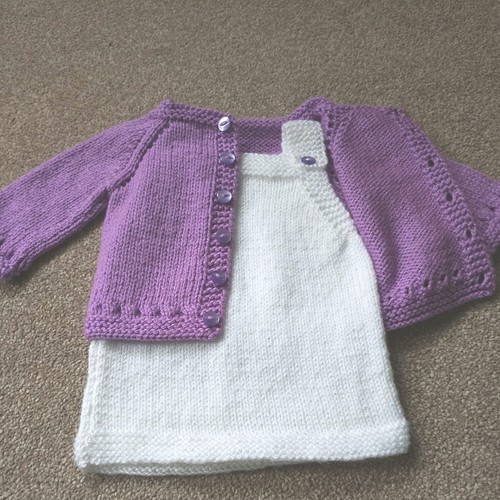 Hand knitted newborn baby - knitted,