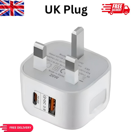 Fast charging dual - port, plug