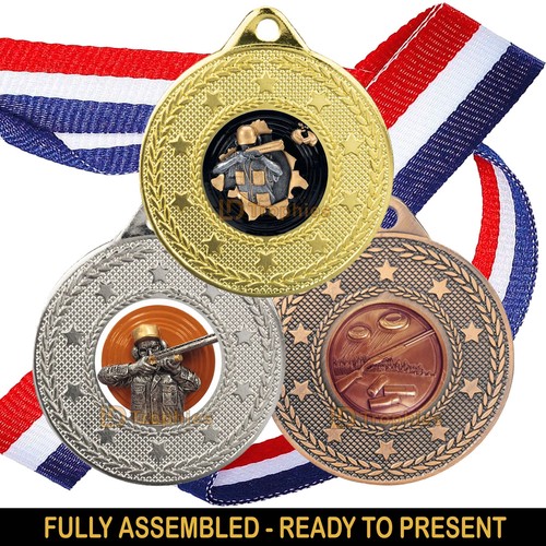 Clay pigeon shooting medals - shooting,