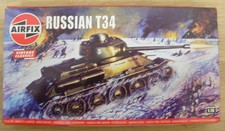 Airfix 1/76 "Russian T34" tank, A01316V