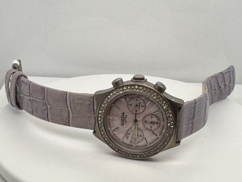 Boccia titanium watch purple - titanium,