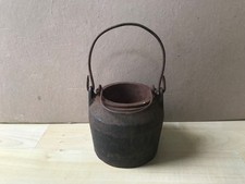 Antique T & C Clark & Co England - First Quality Cast Iron Glue Pot - No. 4 / 0