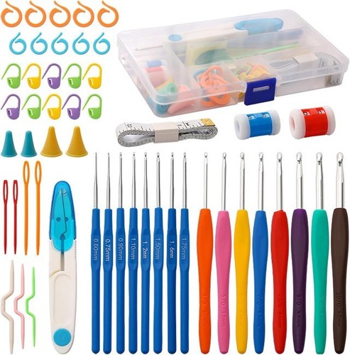 53pcs crochet hooks - hooks, set