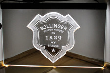 Champagne LED Light Sign White