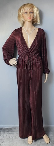 Burgundy zara pleated - ⁠zara,
