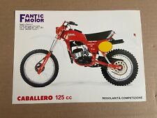 Fantic Motor Caballero 125 Sales Brochure Vintage Motocross