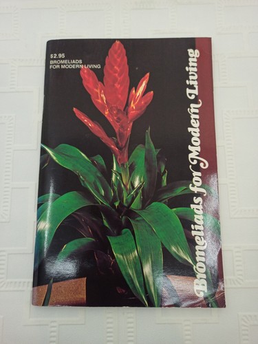 Vintage book 1977 bromeliads - book,
