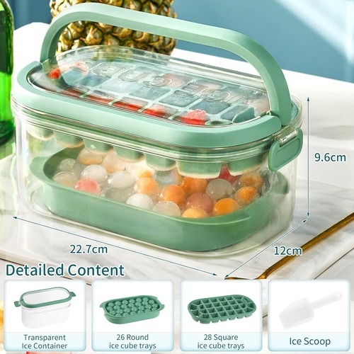 Ice cube tray with spill - cube,