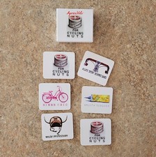 Cycling Drink Coasters - Fun Bicycling Bar Ware - Bike Lover Gift