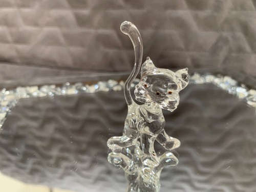Vintage murano art - art, cat