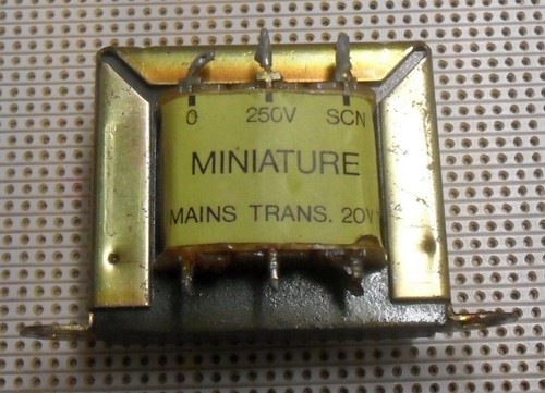 Miniature mains transformer - miniature,