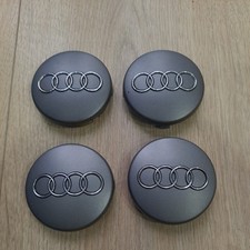 4 X GENUINE AUDI 60MM ALLOY