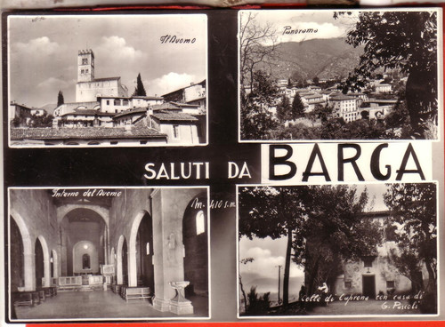 Postcard travelled 1958 - postcard,