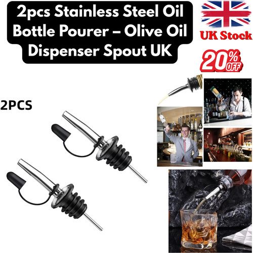 2pcs stainless steel oil - stainless,