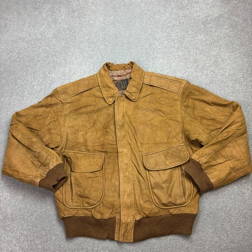 Leather flying jacket - leather, adult