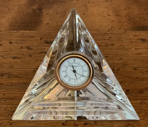 Waterford crystal glass clock - waterford,