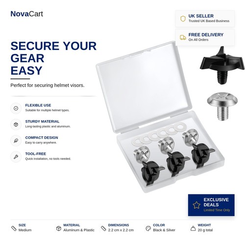 Visor screws motorcycle - -,