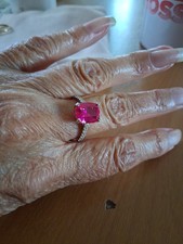 Ladies diamonique ring qvc - ladies,