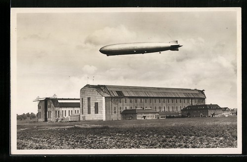 Postcard airship graf zeppelin - postcard,