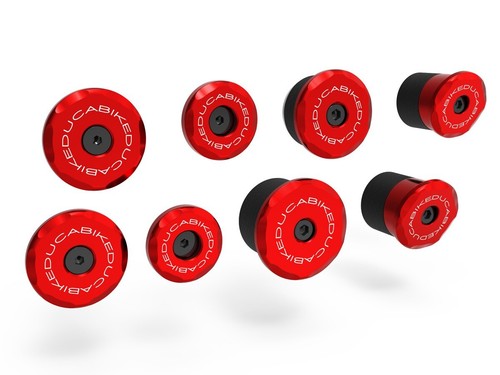 Kit frame plugs - kit, red