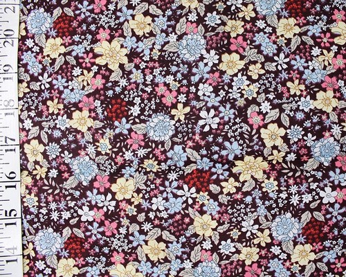 Plum purple vintage floral - vintage,