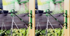 2 Green Hanging Basket