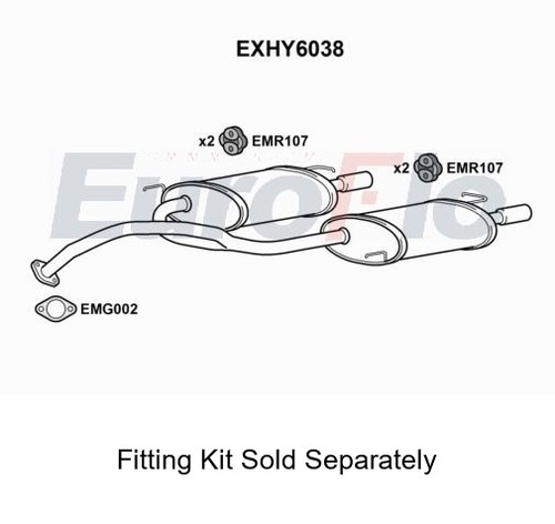 Rear muffler silencer insert - silencer,