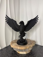 Gothic raven sculpture