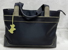 RADLEY : Designer Handbag With Leather Trim & Dog Charm - In Vgc  (Free UK P&P)
