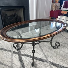 Ethan Allen Collector's Classics Oval Coffee Table Tuscany #13-8130 171 Padova A