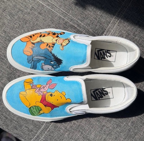Vans slip custom hand - slip-on,