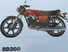 Yamaha rd200 motorcycle - rd200,