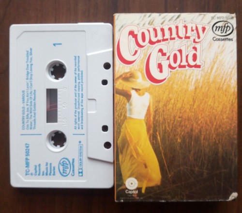Country gold album cassette - gold,