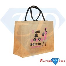 Large Jute Hessian Shopping