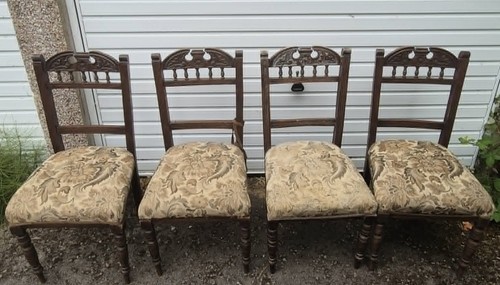Set edwardian antique - of,